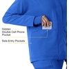 WINK Layers Women’s Germs Happen Packable Scrub Jacket(Royal)