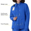 WINK Layers Women’s Germs Happen Packable Scrub Jacket(Royal)