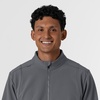WINK Men’s Men’s Soft Shell Scrub Jacket(Pewter)