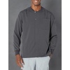 WINK PRO Men’s Snap Front Warm-Up Jacket(Pewter)