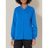 WINK PRO Women’s Snap Front Warm-Up Jacket(Royal)
