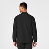 WINK W123 Men’s Zip Front Warm Up Jacket(Black)