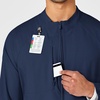 WINK W123 Men’s Zip Front Warm Up Jacket(Navy)