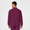 WINK W123 Men’s Zip Front Warm Up Jacket(Wine)