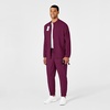 WINK W123 Men’s Zip Front Warm Up Jacket(Wine)