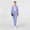 WINK W123 Women’s Crew Neck Warm Up Jacket, Ceil Blue, S