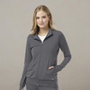 WINK Women’s Women’s Moto Scrub Jacket(Pewter Heather)