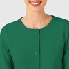 Wink W123 Women’s Crew Neck Warm Up Jacket(Hunter)