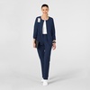 Wink W123 Women’s Crew Neck Warm Up Jacket(Navy)