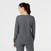 Wink W123 Women’s Crew Neck Warm Up Jacket(Pewter)
