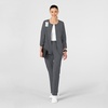 Wink W123 Women’s Crew Neck Warm Up Jacket(Pewter)