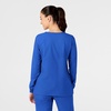 Wink W123 Women’s Crew Neck Warm Up Jacket(Royal)