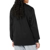 WonderWink Unisex Adult Unisex Snap Front Jacket(Black)