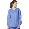 WonderWink Unisex Adult Unisex Snap Front Jacket(Ceil Blue)
