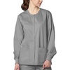 WonderWink Unisex Adult Unisex Snap Front Jacket(Grey)