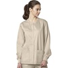 WonderWink Unisex Adult Unisex Snap Front Jacket(Khaki)