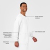 WonderWink Unisex Adult Unisex Snap Front Jacket(White)