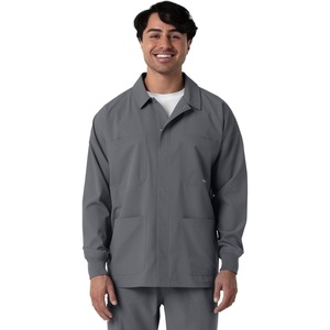 WINK Boundless Men’s Warm Up Scrub Jacket(Pewter)