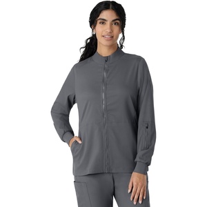 WINK Boundless Women’s Warm Up Scrub Jacket(Pewter)