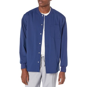 WINK PRO Men’s Snap Front Warm-Up Jacket(Navy)