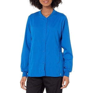 WINK PRO Women’s Snap Front Warm-Up Jacket(Royal)