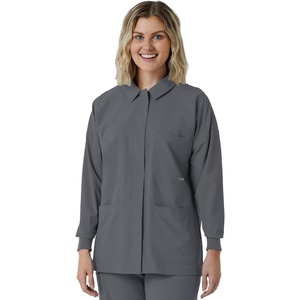 WINK Women’s Women’s Scrub Shirt Jacket(Pewter)