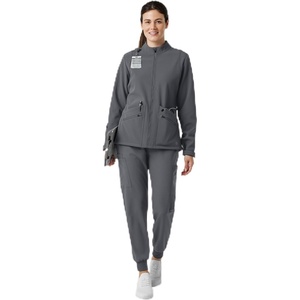 WINK Women’s Women’s Soft Shell Scrub Jacket(Pewter)