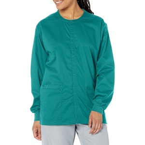 WonderWink Unisex Adult Unisex Snap Front Jacket(Caribbean Blue)