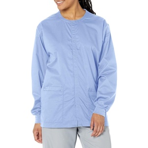 WonderWink Unisex Adult Unisex Snap Front Jacket(Ceil Blue)