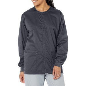 WonderWink Unisex Adult Unisex Snap Front Jacket(Pewter)