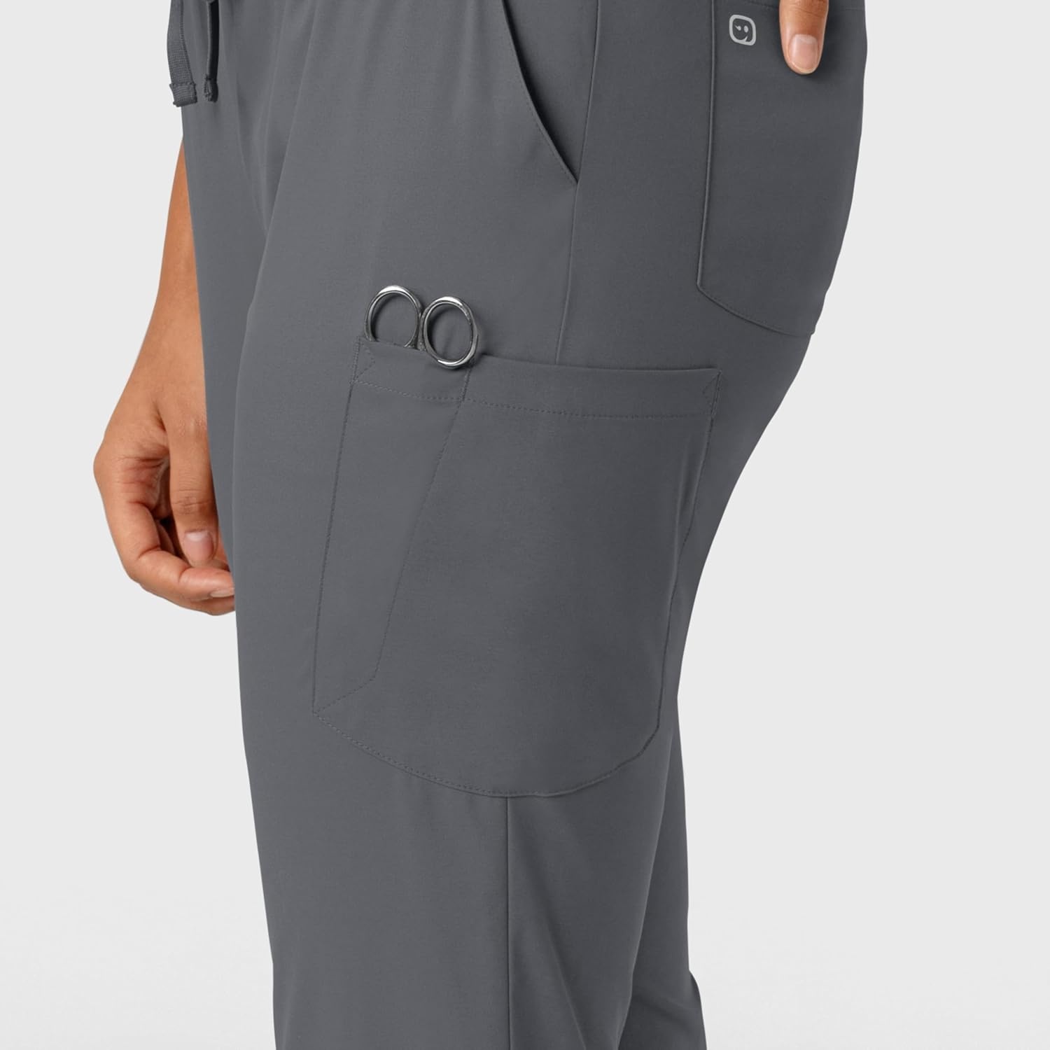 image:imageWINK Boundless Womens Jogger Scrub Pant Pewter S