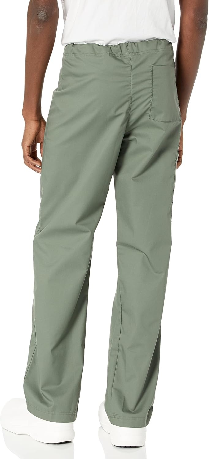 image:imageWINK WonderWORK Unisex Drawstring Cargo Scrub PantOlive