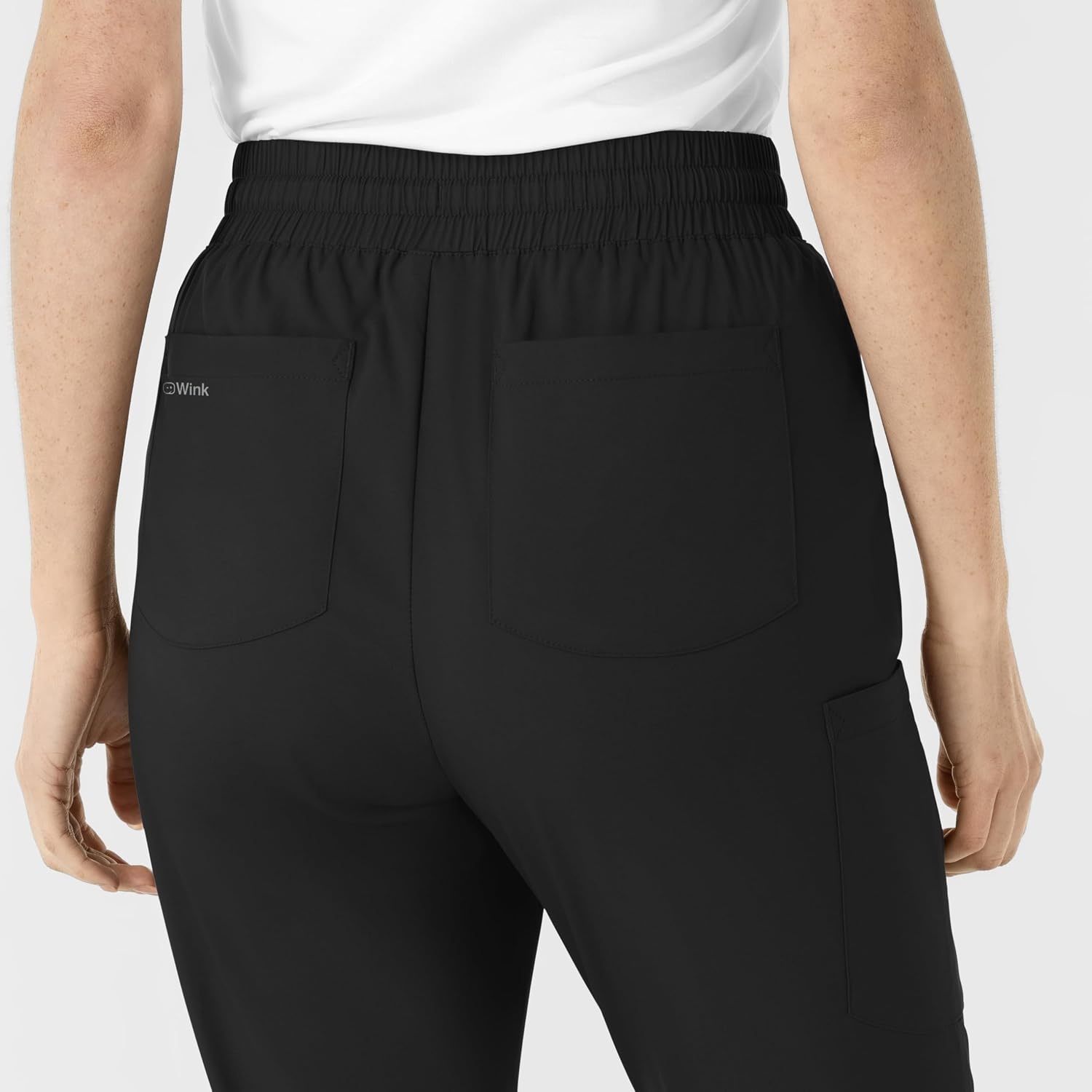 image:imageWink Boundless Womens Flare Leg Scrub PantBlack