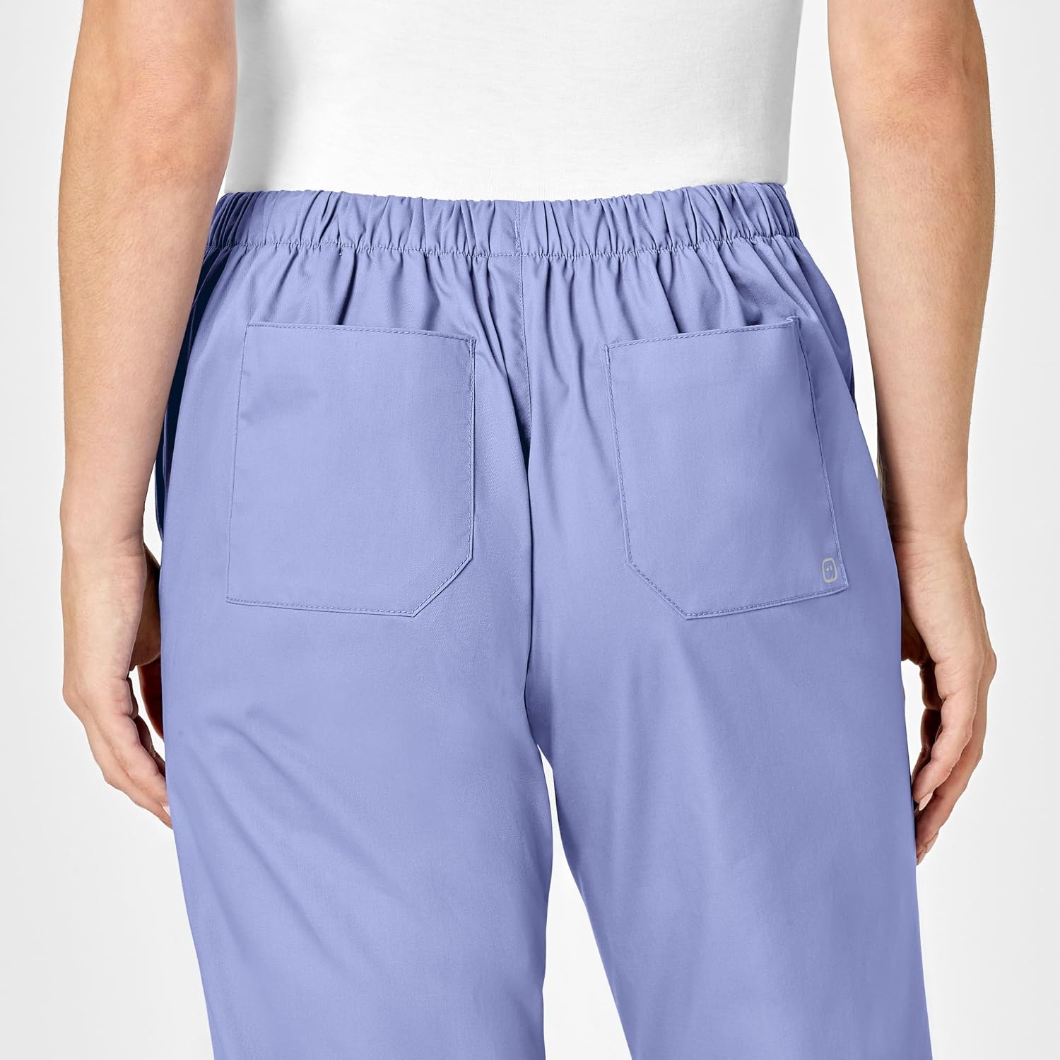 image:imageWink Boundless Womens Flare Leg Scrub PantCeil Blue