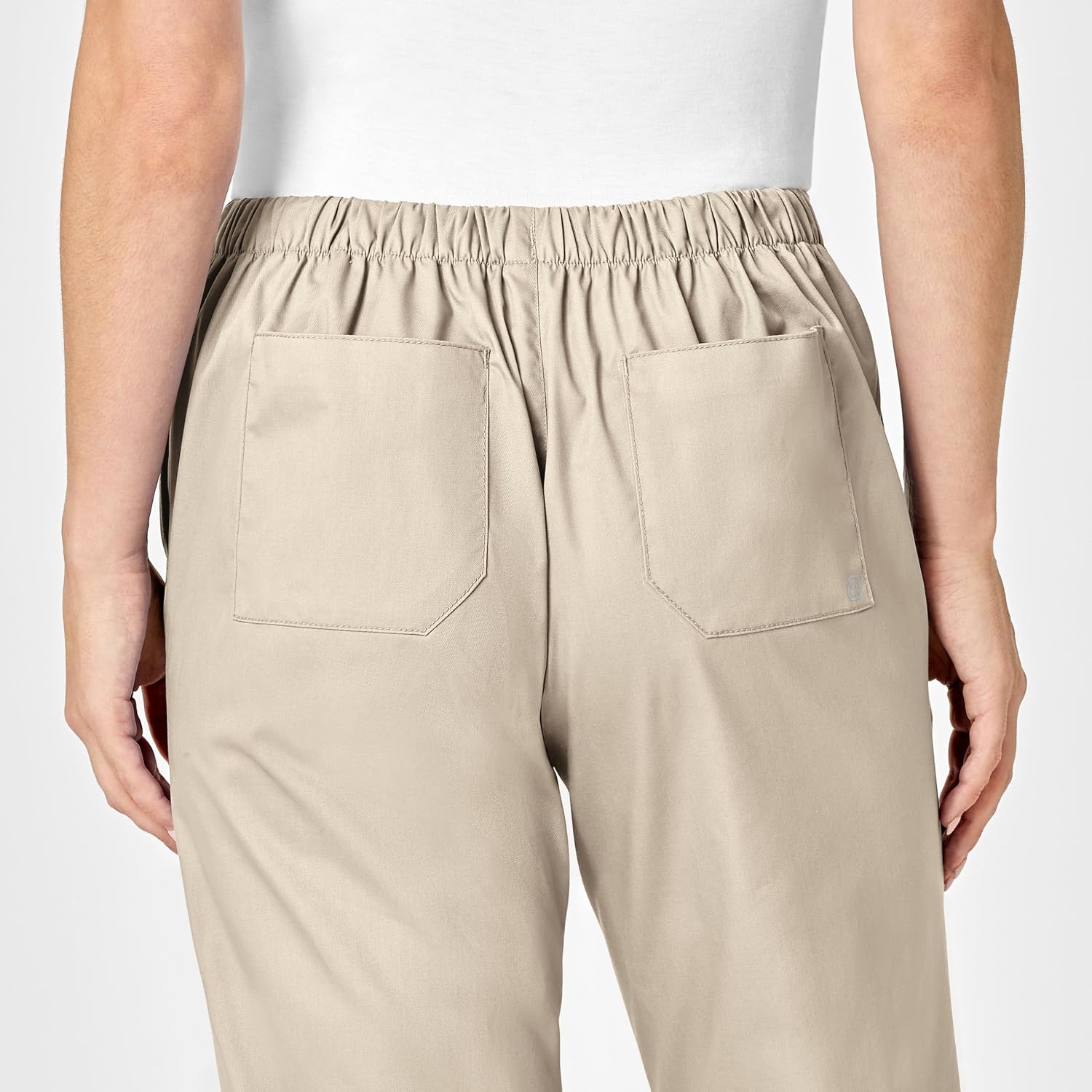 image:imageWink Boundless Womens Flare Leg Scrub PantKhaki