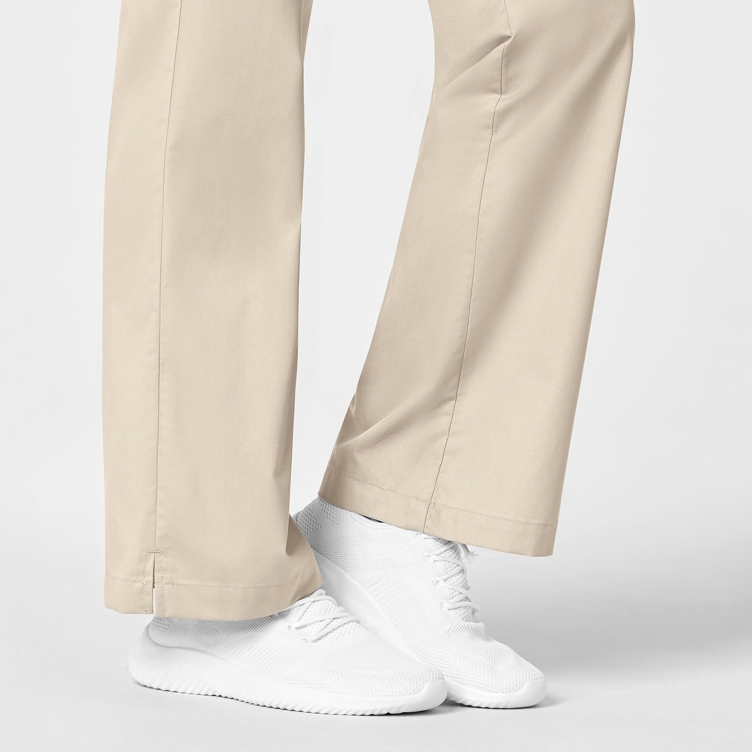 image:imageWink Boundless Womens Flare Leg Scrub PantKhaki