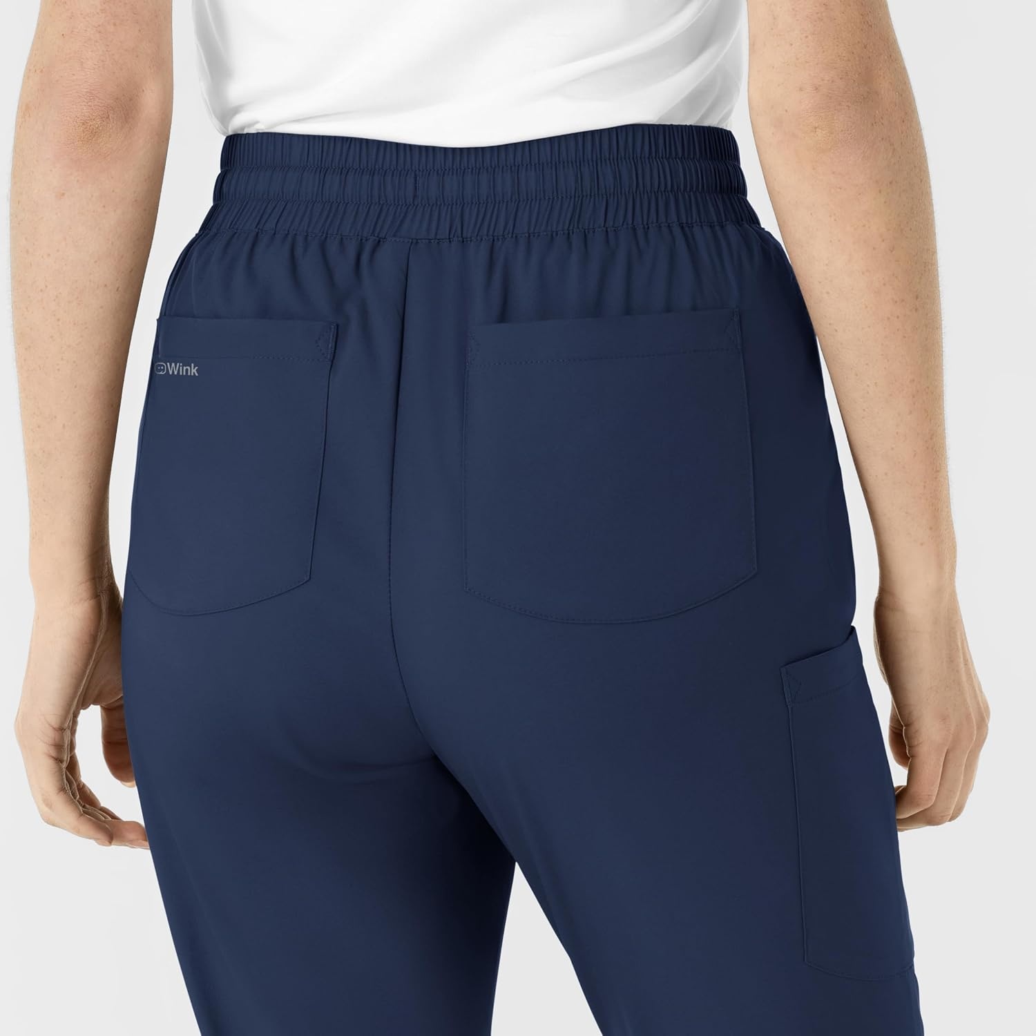 image:imageWink Boundless Womens Flare Leg Scrub PantNavy