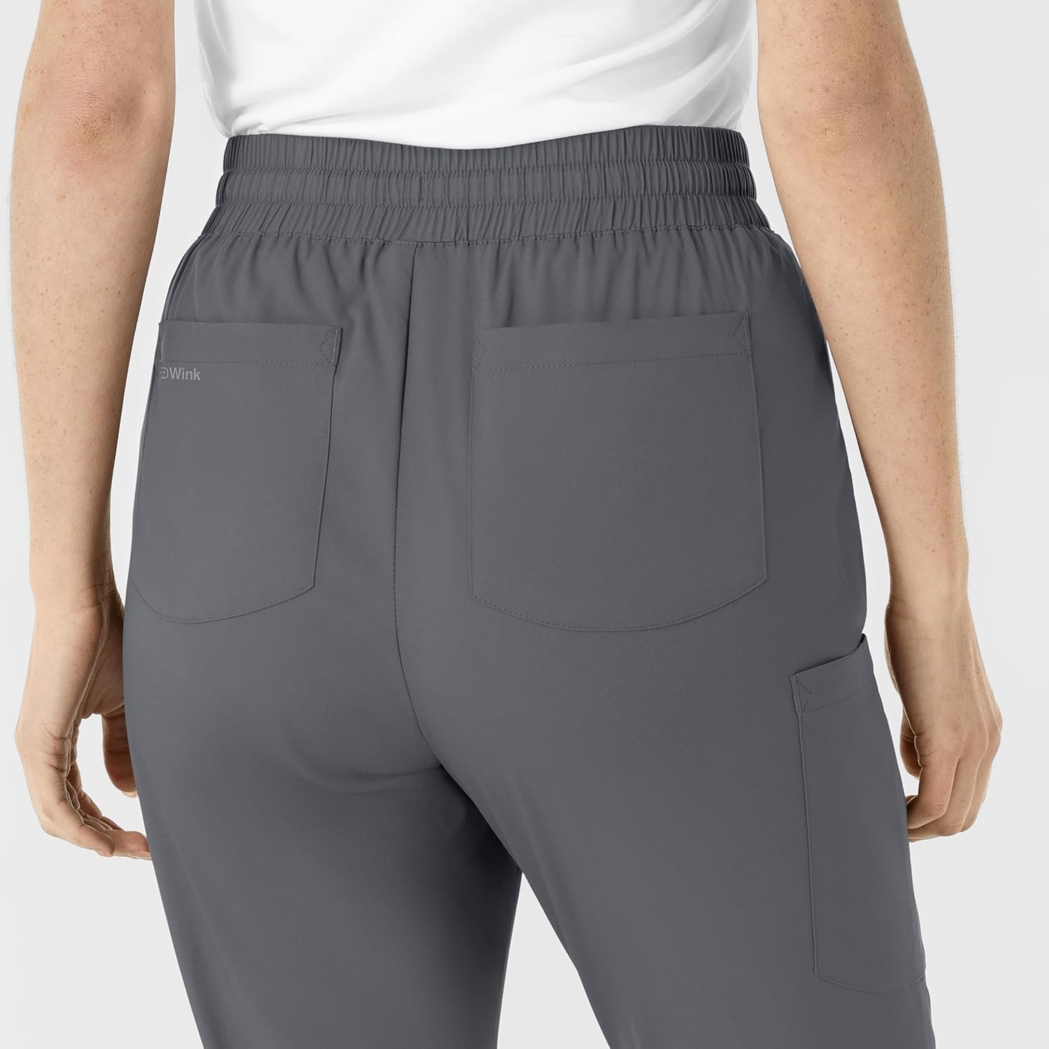 image:imageWink Boundless Womens Flare Leg Scrub PantPewter