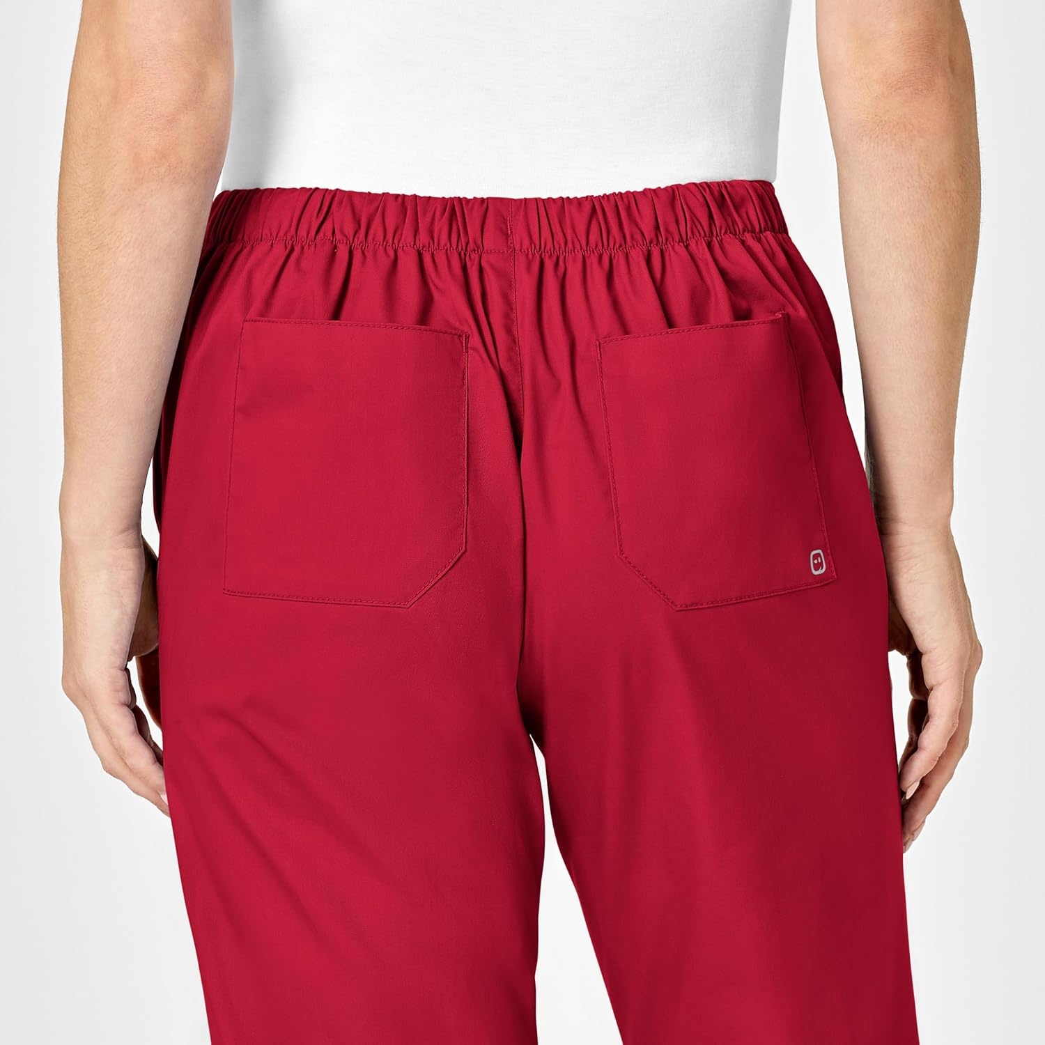 image:imageWink Boundless Womens Flare Leg Scrub PantRed