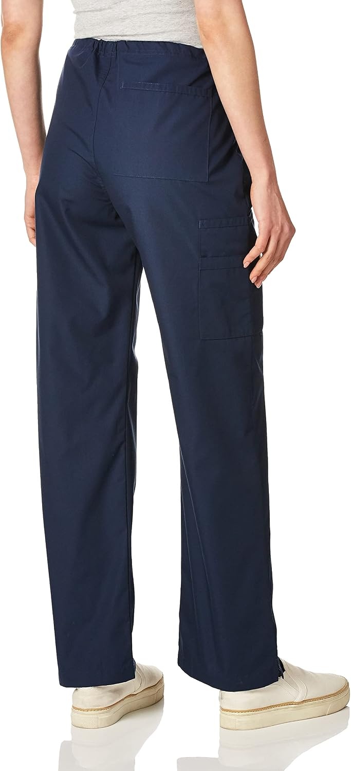 image:imageWink Origins Sierra Drawstring Cargo Scrub Pant Navy 2XS