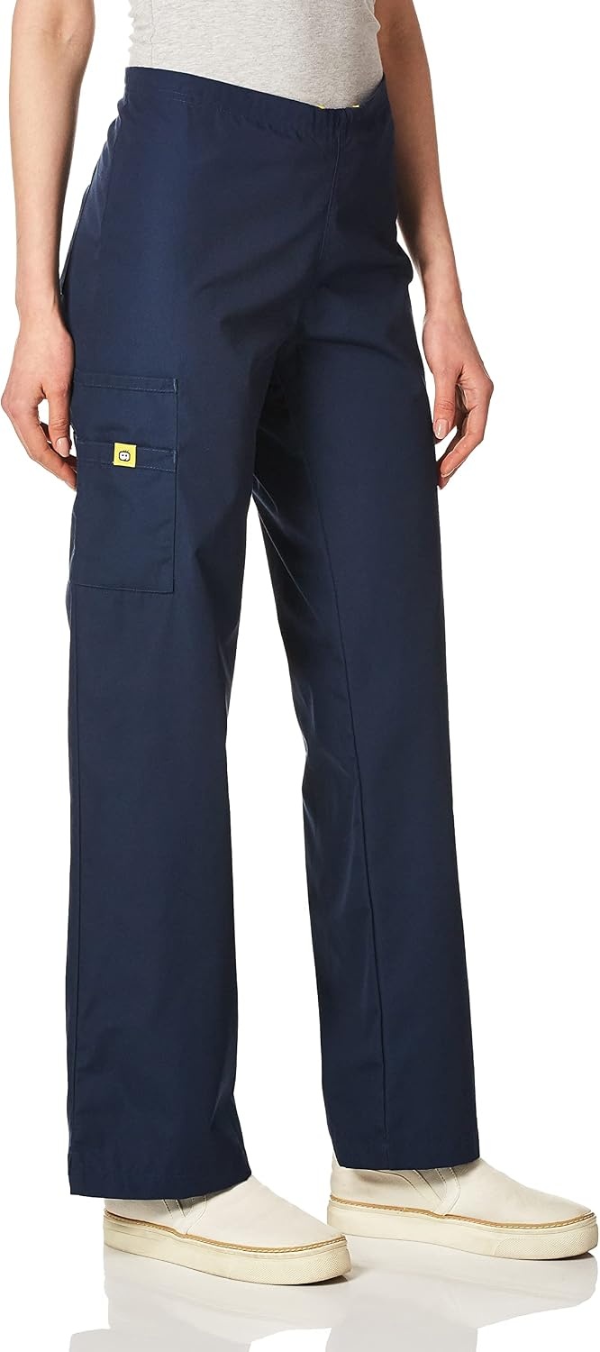 image:imageWink Origins Sierra Drawstring Cargo Scrub Pant Navy 2XS