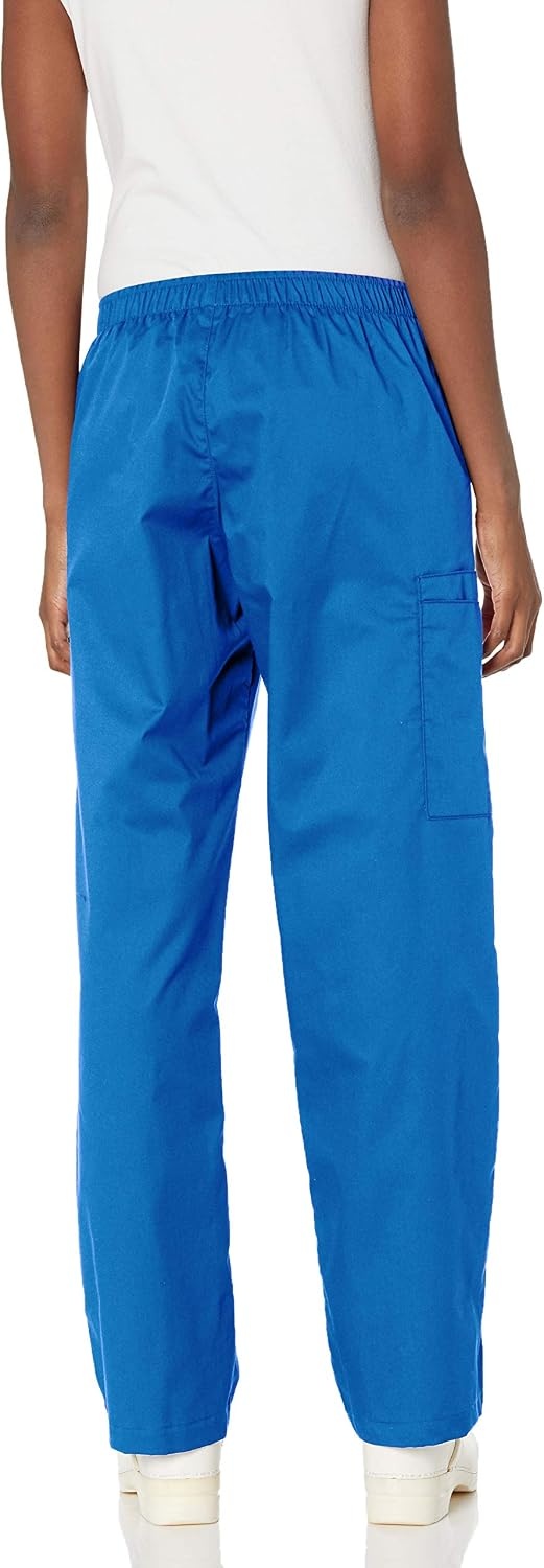 image:imageWink WonderWORK Womens PullOn Cargo Scrub Pant Royal S