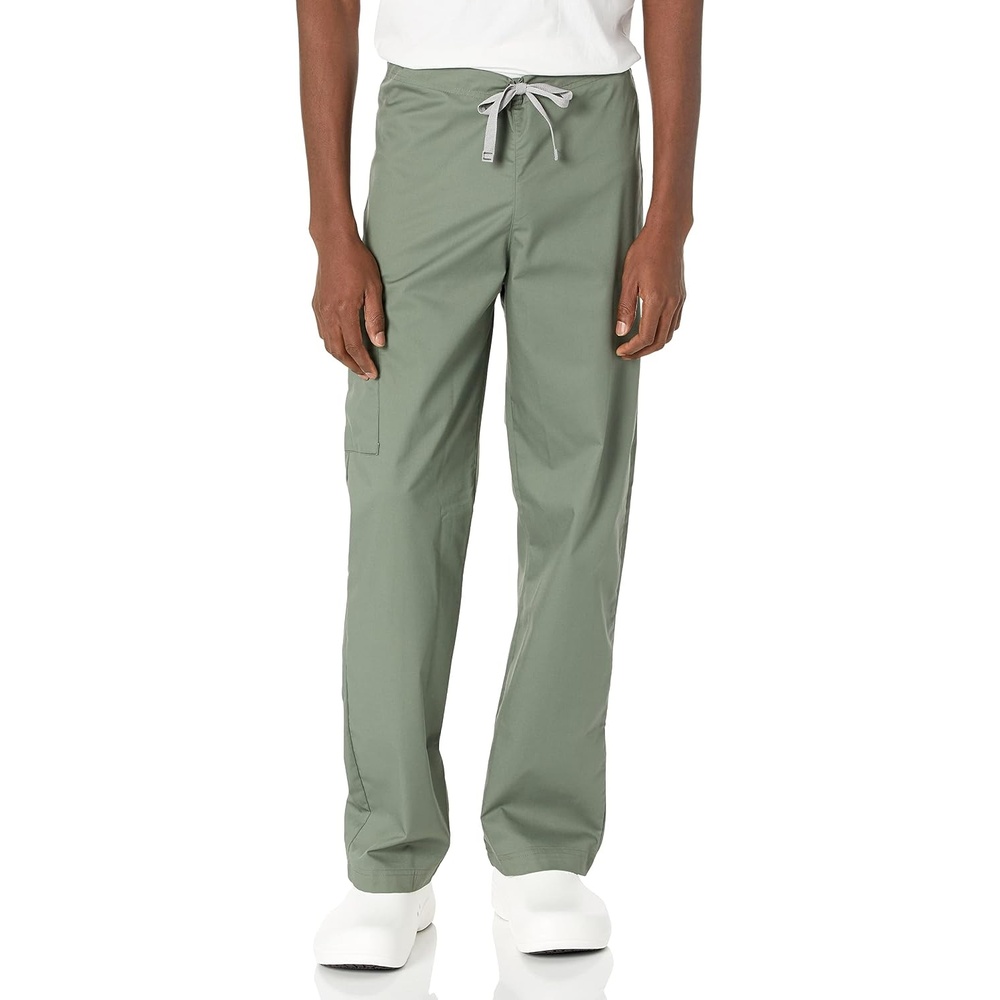 image:imageWINK WonderWORK Unisex Drawstring Cargo Scrub PantOlive