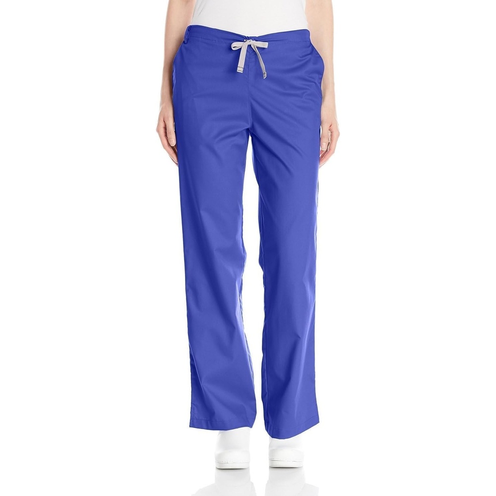 image:imageWink Boundless Womens Flare Leg Scrub PantGalaxy Blue