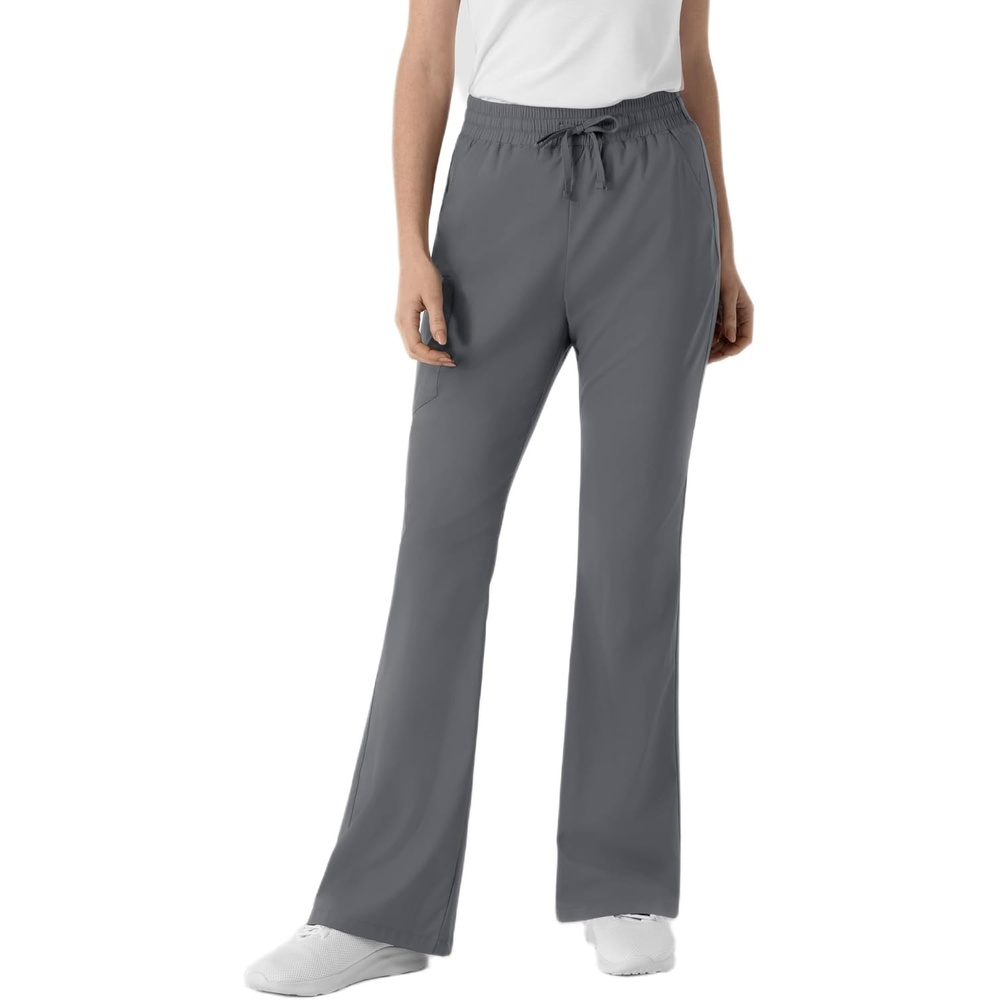 image:imageWink Boundless Womens Flare Leg Scrub PantPewter