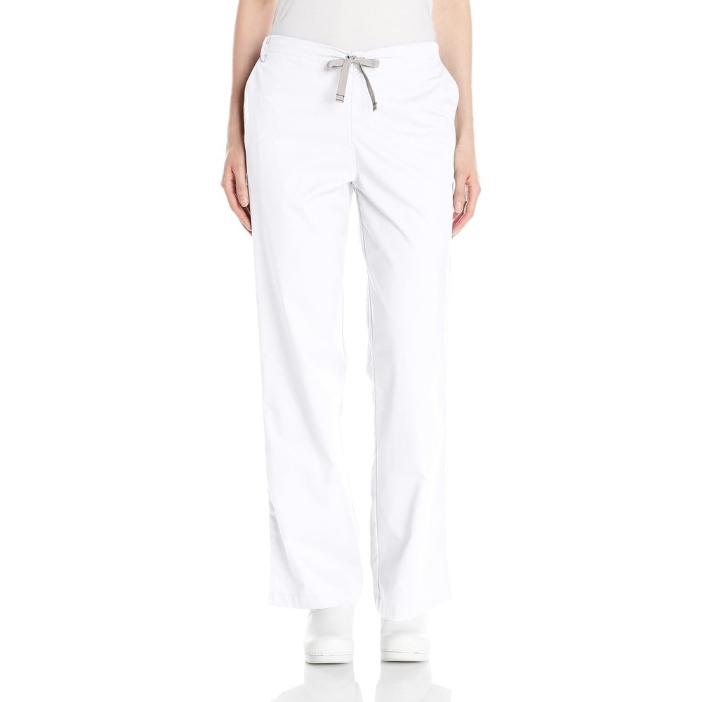 image:imageWink Boundless Womens Flare Leg Scrub PantWhite