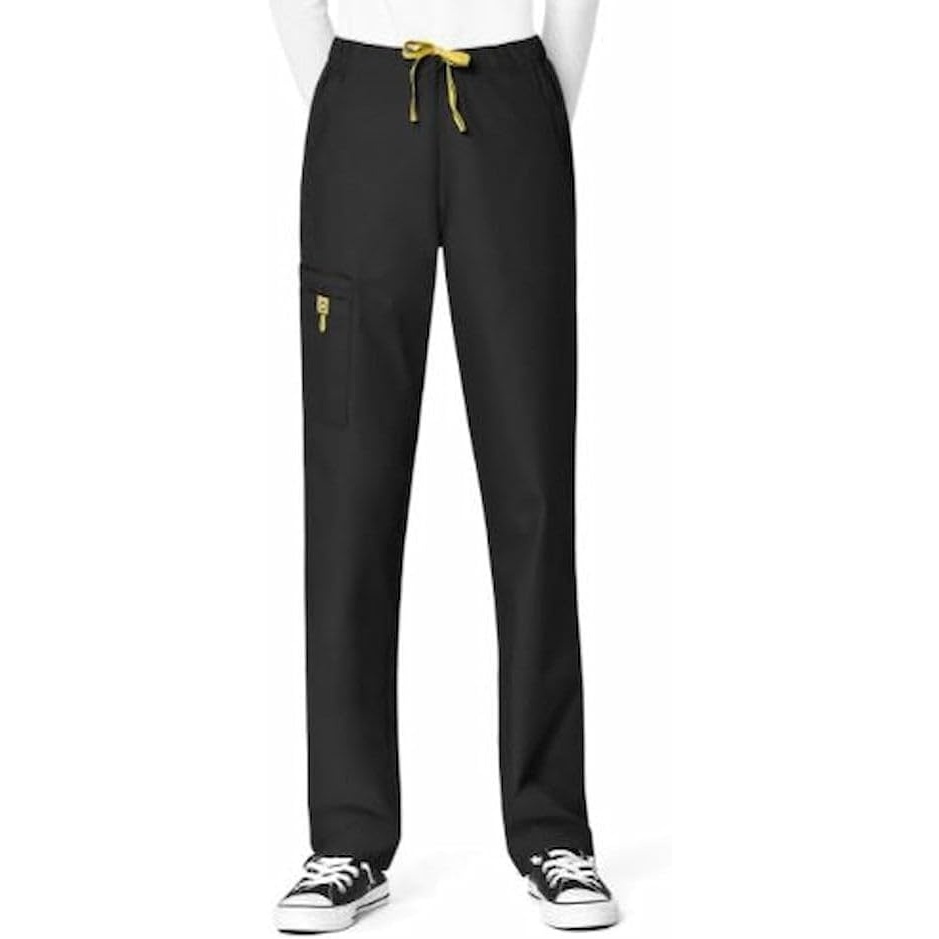 image:imageWink Womens Womens Slim Leg Cargo Scrub PantBlack