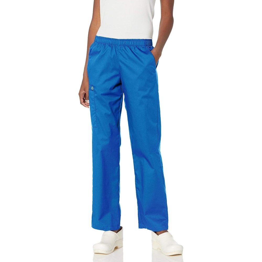 image:imageWink WonderWORK Womens PullOn Cargo Scrub Pant Royal S