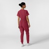 WINK RENEW Women’s Cargo Jogger Scrub Jumpsuit(Ruby)