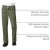 WINK WonderWORK Unisex Drawstring Cargo Scrub Pant(Olive)
